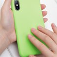 thumbnail image 4 of Étui de Téléphone Portable en TPU Antichoc Protection Élastique de Remplacement pour iPhone, Vert, 4 of 7