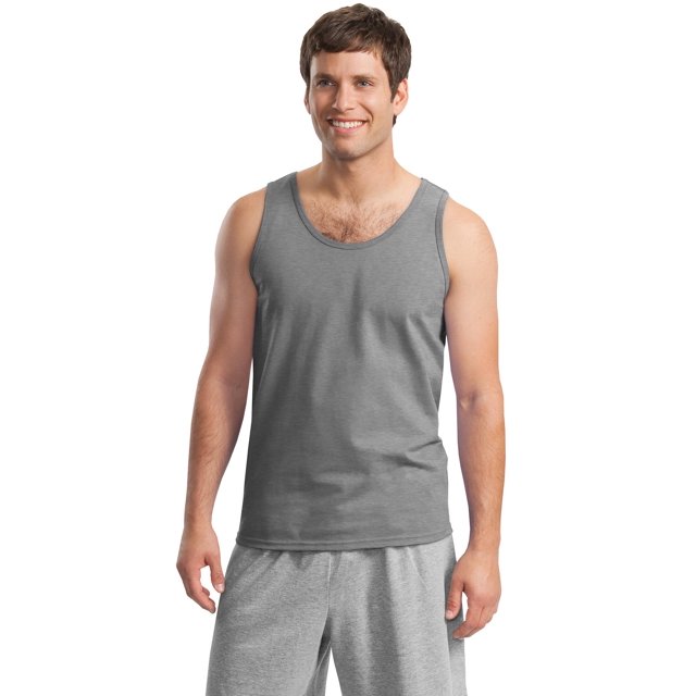 Gildan Men's 100 Percent Cotton U Neck Tank Top - 2200