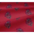 thumbnail image 5 of oneOone Georgette Viscose Fabric Leaves & Floral Block Fabric Prints By Yard 42 Inch Wide, 5 of 5