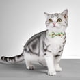 thumbnail image 4 of Fwttom Pet Products Irish Festival Bow with Bells Cats Collar, 4 of 6
