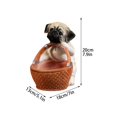 thumbnail image 2 of Home decor Terrace lovely Labrador Statue with Storage Basket 4.7*7.9*7.9 Inch, 2 of 14