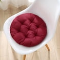 thumbnail image 1 of Meitianfacai Coussin de Chaise Rond Rembourré pour Bureau et Usage Étudiant, Coton et Lin (Ensemble de 1), 1 of 1