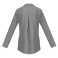 thumbnail image 3 of Women‘s Business Loose Fit Plus Size Button Down Blouses Long Sleeve Tops Green XXL, 3 of 6