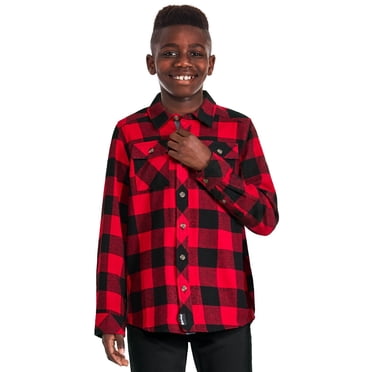 Canadiana Kids' Gender Inclusive Flannel Shirt