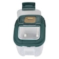 thumbnail image 1 of Contenant de Rangement pour Aliments, Bac de Rangement Polyvalent Épais en PP pour Riz avec Rouleau pour Noix pour la Maison pour Farine Blanc,Vert, 1 of 8