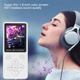 thumbnail image 4 of Lecteur MP3 Lecteur MP4 Lecteur de Musique Lecteur de Musique Écran 1.8 Pouces 128G Connexion Mémoire Extensible Grande Mémoire, 4 of 7