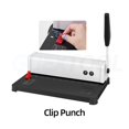 thumbnail image 2 of Manual Spiral Binding Machine 10 Hole Metal Paper Book File Punching And BindingOffice Binding Machine Iron Ring Book Binding ,Pinpoint Punching, 2 of 7