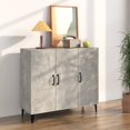 thumbnail image 1 of vidaXL Sideboard Concrete Grey 90x34x80 cm Engineered Wood, 1 of 5