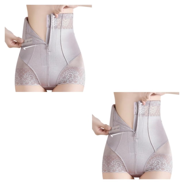 mmirethe Belly Control Stay Comfortable And Confident With Seamless Control gray purple XL 2Set