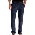 thumbnail image 1 of Men's Business Loose Large Size Elastic Waist Cotton All-match Solid Color, 1 of 8