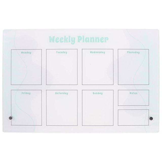 KAKOWELY Dry Erase Boards 1 Set Of Table Board Planner Board Dry Erase Board To Do List Planner Desktop Memo Board Monthly Planner Fridge Magnet Fridge Board Magnetic