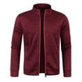thumbnail image 4 of Men's Track Jackets Lightweight Full Zip Tops Casual Slim Fit Coat Workout Running Athletic Active Jacket With Pockets, 4 of 4