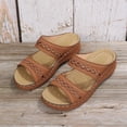 thumbnail image 5 of DPTALR Sandales Compensées Décontractées pour Femmes Dames Chaussures Pantoufles d'Extérieur, 5 of 5