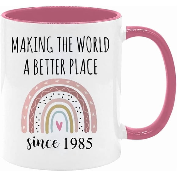 40th Birthday Gifts for Women Funny 40 Year Old Gift Coffee Mug 40th Birthday Mug 1985 40 Year Old Birthday Gifts Happy 40th Birthday Mugs for Her,Friend,Mom,Sister,Wife,Coworker 40th Coffee Mugs