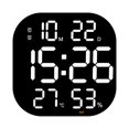 thumbnail image 1 of Digital Wall Clock Temperature Month Date Display LED Clocks Large Screen, 1 of 8