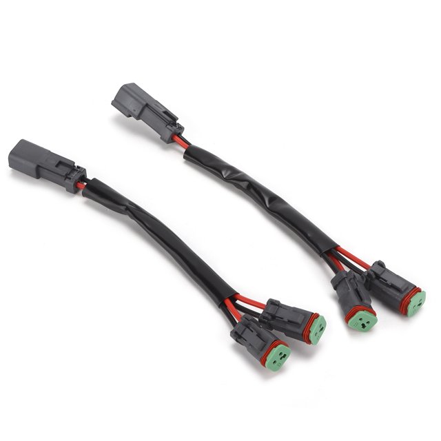 Pièces Auto, 2 Pcs Adaptateur de Lampe de Travail LED Faisceau de Câblage Confort Ultime