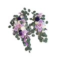 thumbnail image 1 of Rustic Artificial Flower Swag Handmade Hanging Handmade Artificial for Parties Arbor Ornament Purple, 1 of 9