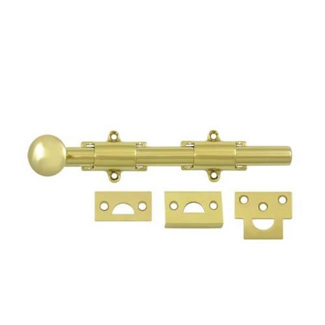 Deltana 8SB3 8 in. Heavy Duty Surface Bolt, Bright