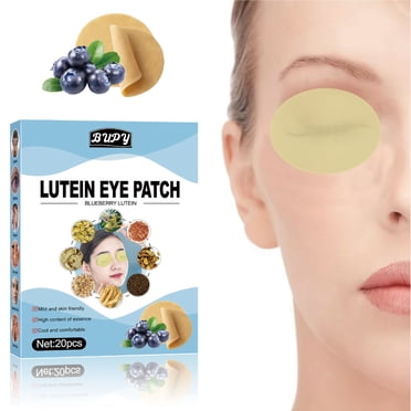 EGNMCR Patch pour les Yeux à la Lutéine de Bleuet Soulage la Fatigue Oculaire et la Sécheresse Compresse Froide Non Tissée Patch pour les Yeux Masque pour les Yeux Patch pour les Yeux 20 Pcs Patch pour les Yeux
