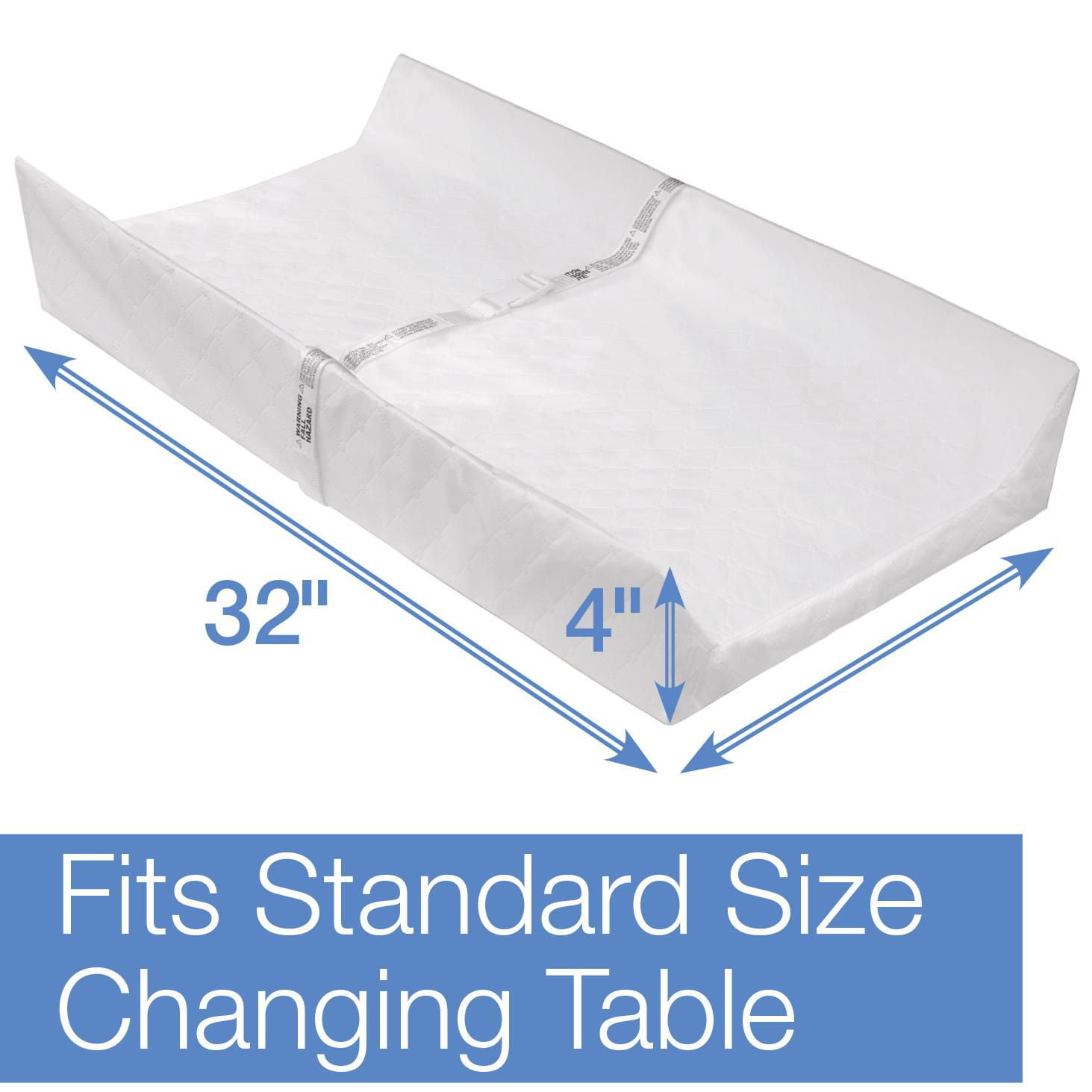 Delta Children Contoured Changing Pad, White