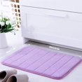thumbnail image 2 of MesaSe Bath Mat Ultra Soft Water Absorbent Floor Mat Anti Slip Bathroom Rug Washable Memory Sponge Floor Mat(Pink), 2 of 7