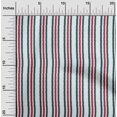 thumbnail image 1 of oneOone Cotton Silk Fabric Stripe Block Printed Craft Fabric BTY 42 Inch Wide, 1 of 4