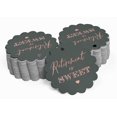 thumbnail image 2 of Inkdotpot Pack Of 100 Real Rose Gold Foil Paper Tags Retirement Is Sweet Text Favor Hang Tags, 2 of 6
