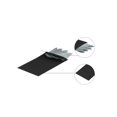 thumbnail image 2 of INSPIRE CHIC Men's Pocket Squares Pre Folded Triangles On Card Suit Handkerchief Silver One Size, 2 of 4