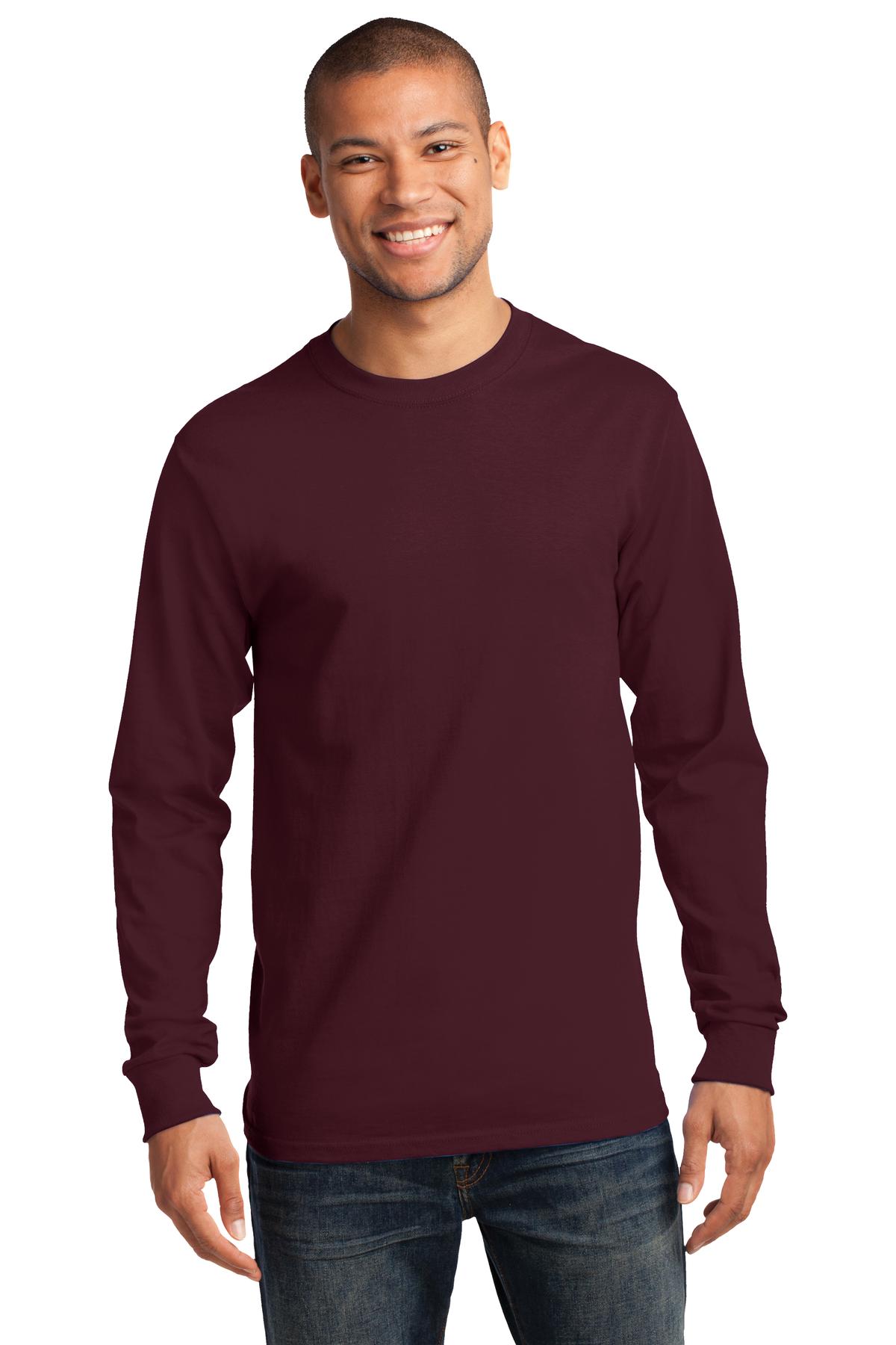 Port & Company Men's Long Sleeve Essential Basic T-Shirt PC61LS