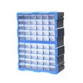 thumbnail image 3 of Lipstore Drawers Storage Cabinet Organizer Container Wall Mounted Practical Tools Box for Blue 60 Drawers, 3 of 8