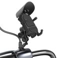 thumbnail image 1 of Amdohai Support de Téléphone pour Moto, Support Étanche pour Téléphone Cellulaire de Moto, Antivol, Rotation à 360°, Support de Rétroviseur de Moto pour Téléphone de 3,5 à 6,5 Pouces, 1 of 5