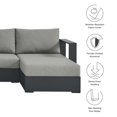 thumbnail image 3 of Modway Tahoe 4-Piece Sectional Sofa Set in Gray Gray, 3 of 9