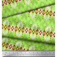 thumbnail image 3 of Soimoi Cotton Duck Fabric Aztec Geometric Printed Craft Fabric by The Yard 56 Inch Wide, 3 of 3