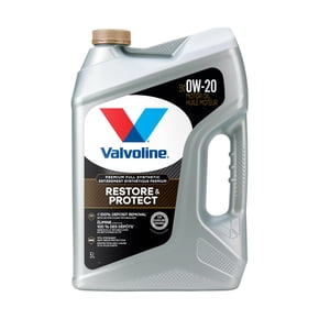 Valvoline Restore & Protect Premium Full Synthetic 0W20 Motor Oil, 5L
