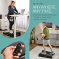 thumbnail image 3 of LifePro Tapis Roulant de Marche 30 Po sous le Bureau – Tapis de Marche Compact pour la Maison et le Bureau, Inclinaison de 7°, 3 Mi/h, Écran DEL - Noir, 3 of 8