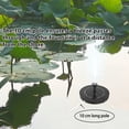 thumbnail image 4 of 3.5W Solar Fountain Pump, 3.5W Solar Bird Bath Fountain Pump Colorful LED Lights Quiet  for Swimming Pool, 4 of 7