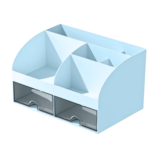 Back to School Supplies Office Desktop Storage Box, Transparent Small Drawer Type Storage Cabinet, Student Desk Stationery, Miscellaneous Items Sorting And Storage School Supplies for Kids