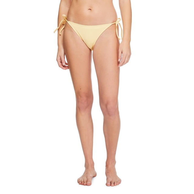 No Boundaries Women's String Bikini Bottom