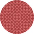 thumbnail image 1 of Ahgly Company Tapis d'Intérieur Rond Lavable en Machine Rouge Transitionnel, 4 Pieds Rond, 1 of 7