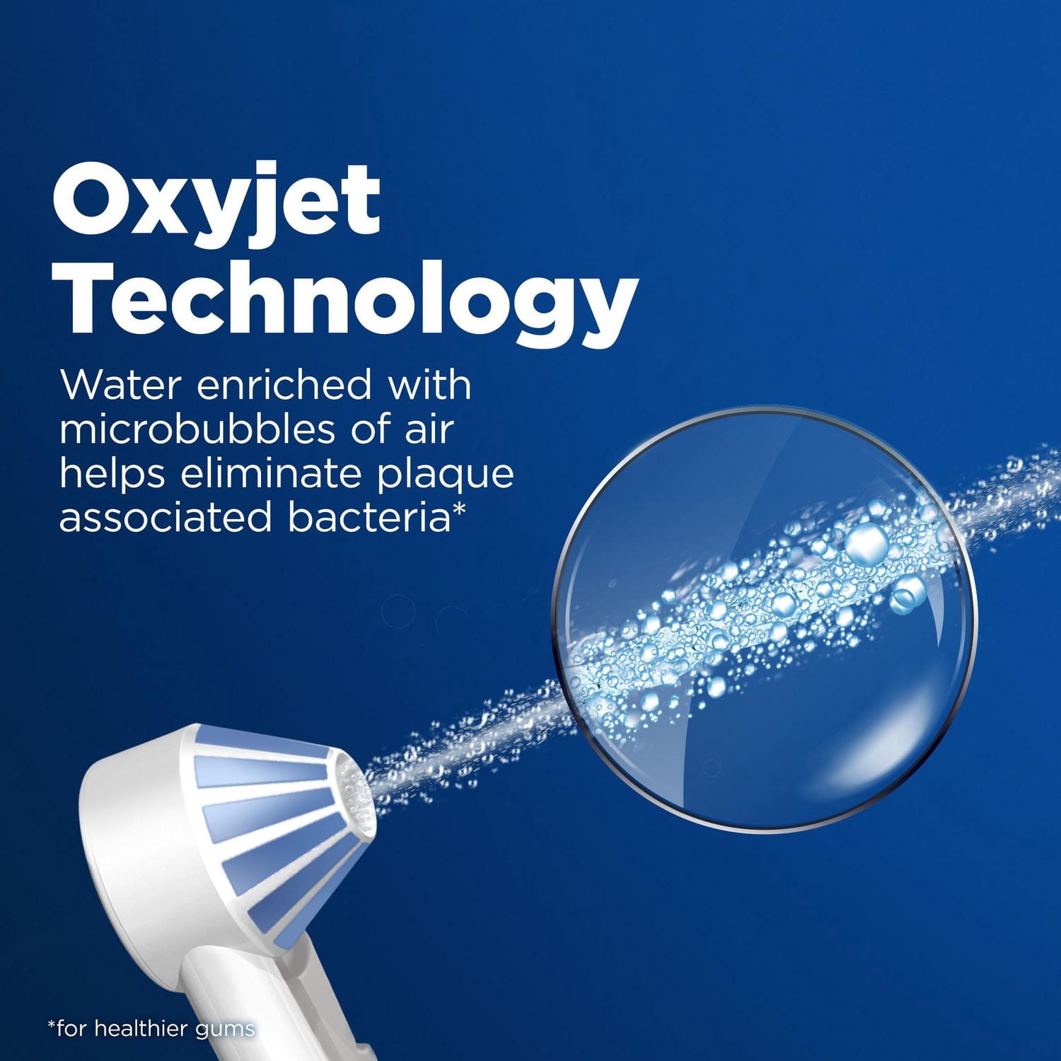 Hydropulseur Oral-B, Blanc et Bleu clair