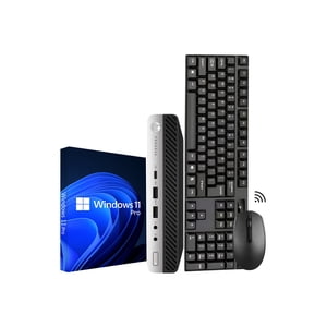 HP Mini Ordinateur ProDesk 600 G5 Petit bureau PC - Windows 11 Pro |Intel Octa-Core i5 9500T jusqu'à 3,70GHz 512GB NVMe SSD|16GB DDR4 RAM| WIFI|- Rénové