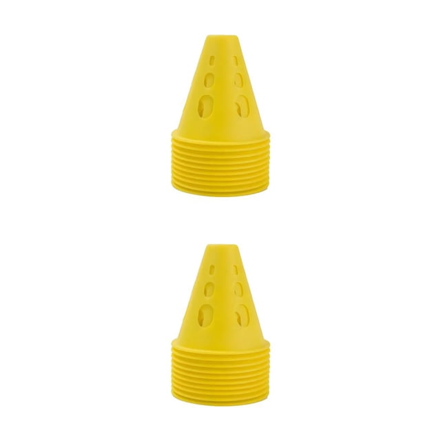 Decodeary 10pcs/set Roller Skating Pile Sturdy And Weather-Resistant For Indoor/Outdoor Activities Durable yellow 2Set