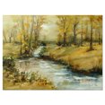 thumbnail image 2 of Brook in Autumn Oil Painting - Landscape Painting Canvas Print, 2 of 3