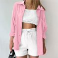 thumbnail image 1 of RXIRUCGD Chemise à Manches Longues pour Femme, Rose, Taille : L, 1 of 4