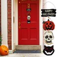thumbnail image 2 of Halloween Pumpkin Hanging Sign Front Door Welcome Sign Halloween Front Door Decorations Halloween Door Sign Pumpkin Wall Decor Wall Sign Plaque For Halloween, 2 of 2