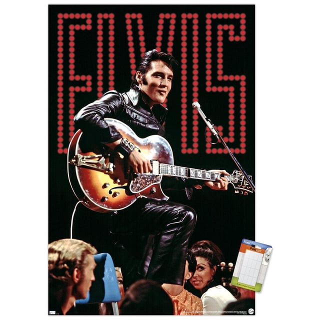 Elvis Presley - 68 Concert Wall Poster, 22.375" x 34"