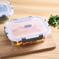thumbnail image 4 of Mainstays Rectangle Glass Food Storage Container 1L, 4 of 8