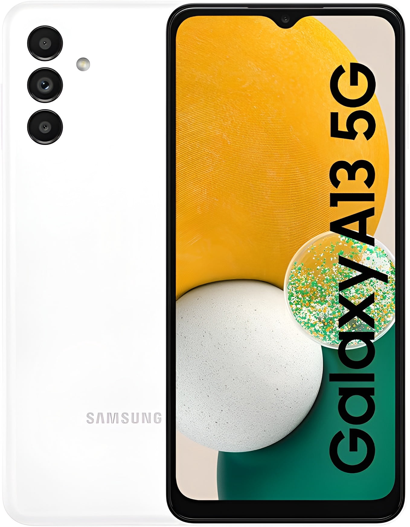 Refurbished Samsung Galaxy A13 5G - 64GB – White – 50MP Triple Rear & 5MP Front Camera - Fully Unlocked Smartphone - Excellent Condition