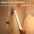 thumbnail image 4 of Meitianfacai Under Cabinet Light, LED Motion Sensor Light, Wireless Under Counter Lights, Rechargeable Battery Operated Closet Lights, 3 Lighting Modes, for Kitchen, Stairs, Closets, 4 of 7