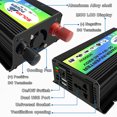 thumbnail image 2 of Mistaha Peaks Power 3000W Modified Sine Inverter High Frequency Power Inverter DC to AC Converter Car Power Inverter with 2.1A Dual USB Port Battery Clips, 2 of 6